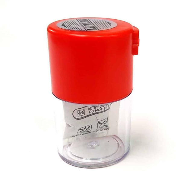 Contenedor transparente base rojo 60 ml Airtight