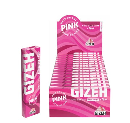 Papelillos King Size + Filtros Pink Gizeh