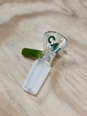 Quemador Calvo Glass simple 14mm verde