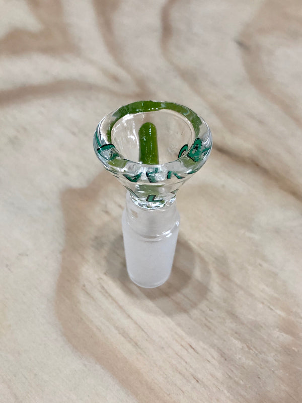 Quemador Calvo Glass simple 14mm verde