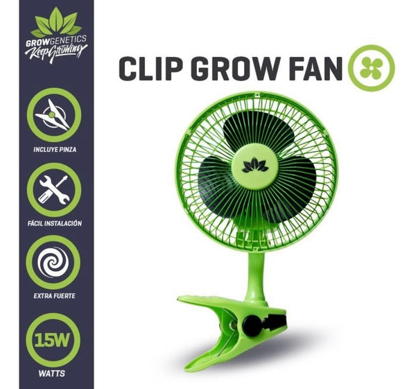 Ventilador Clip Fan 15 W Grow Genetics